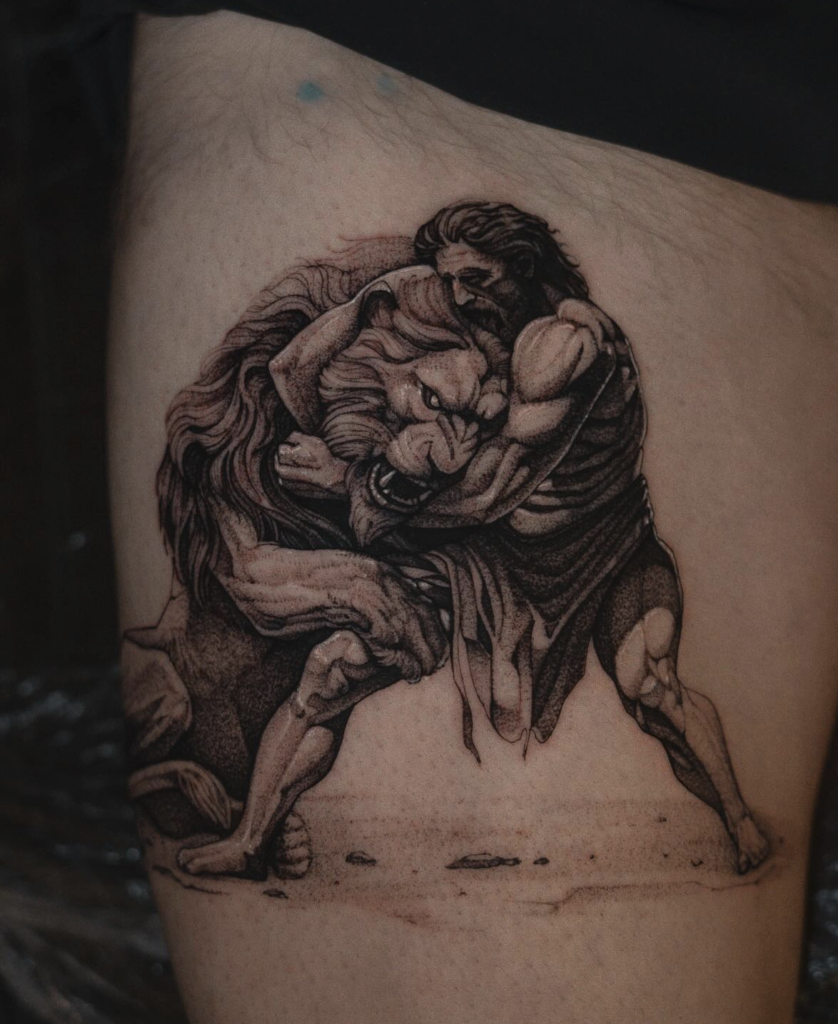 Nemean Lion Tattoo