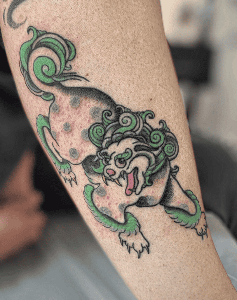 Snow Lion Tattoo