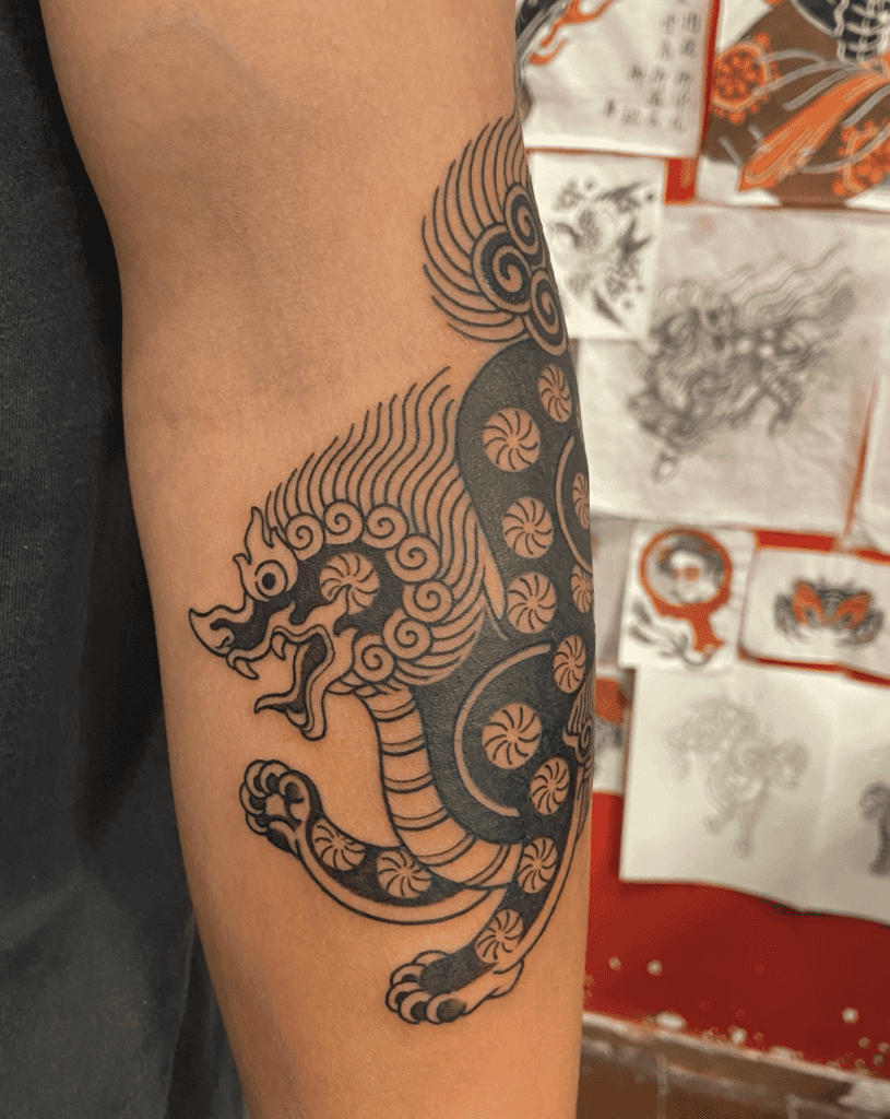 Singha Myth Lion Tattoo