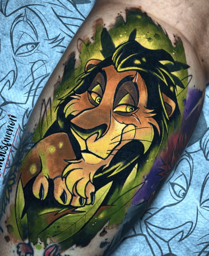 The Lion King Scar Tattoo
