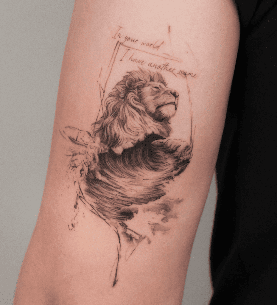 Miscellaneous Lion Tattoo