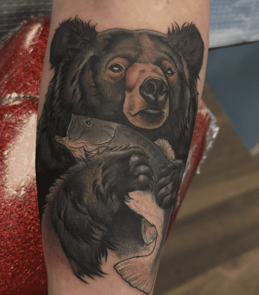 American Black Bear Tattoo