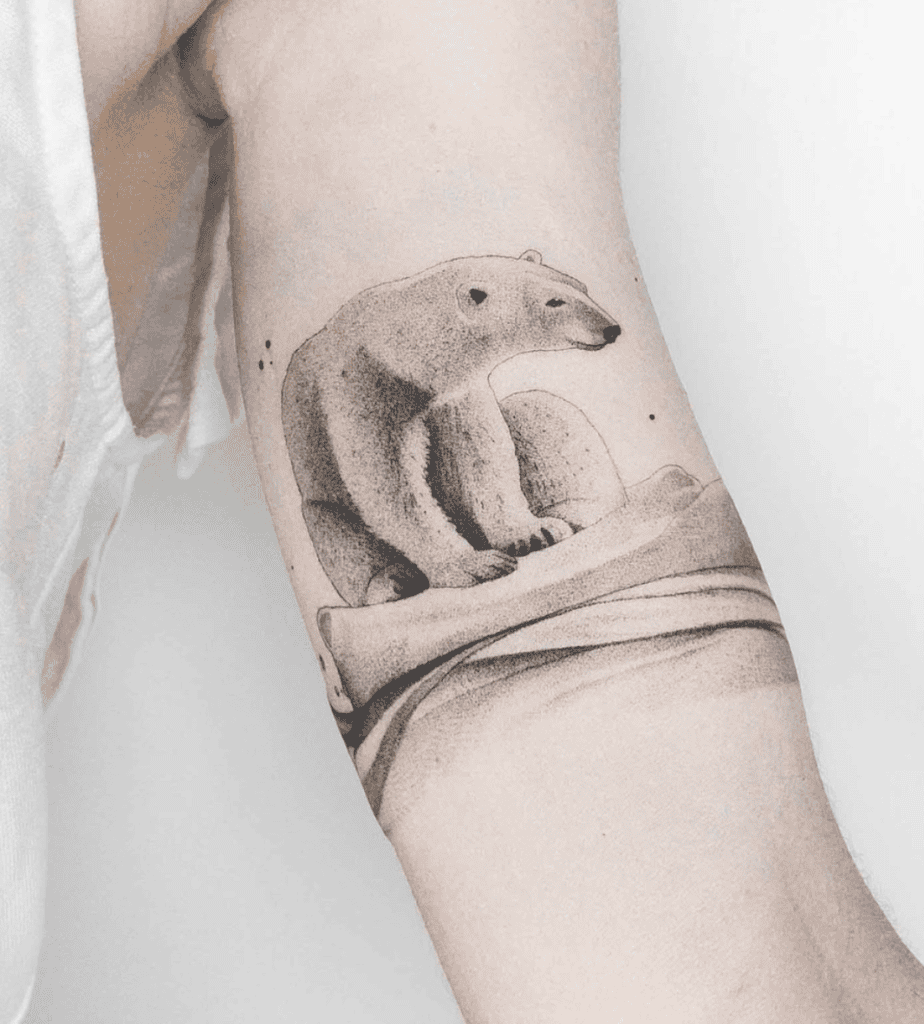 Polar Bear Ice Tattoo