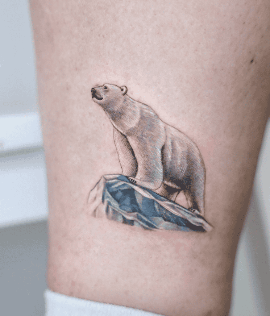 Polar Bear Proud Tattoo