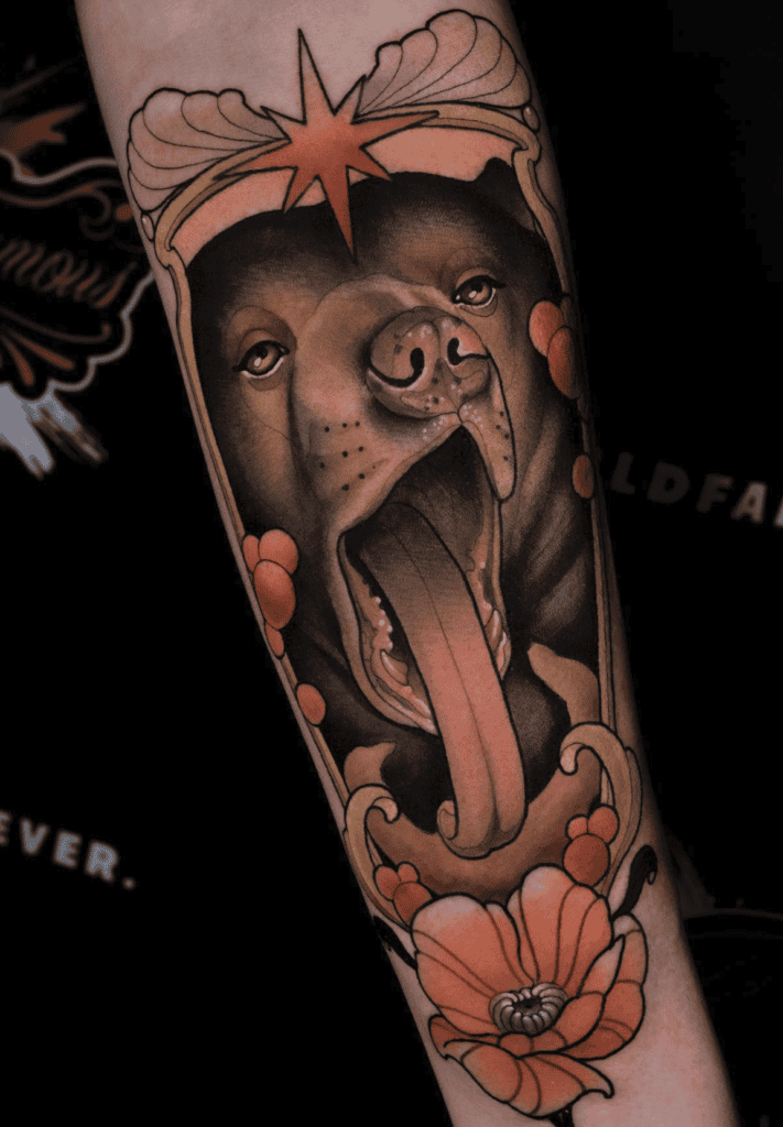 Sun Bear Tattoo