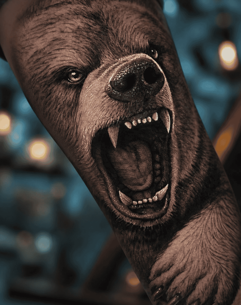 Grizzly Bear Tattoo