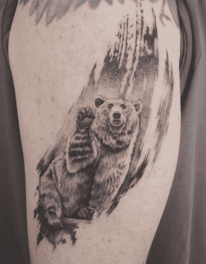 Bear Ancestor Bear Tattoo