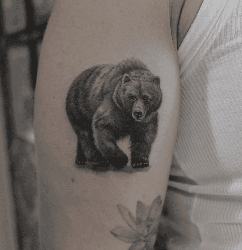 Eurasian Brown Bear Tattoo