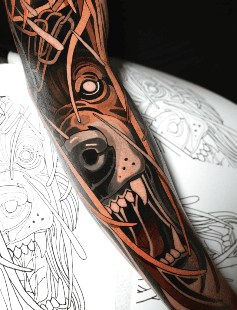 Kamchatka Brown Bear Tattoo