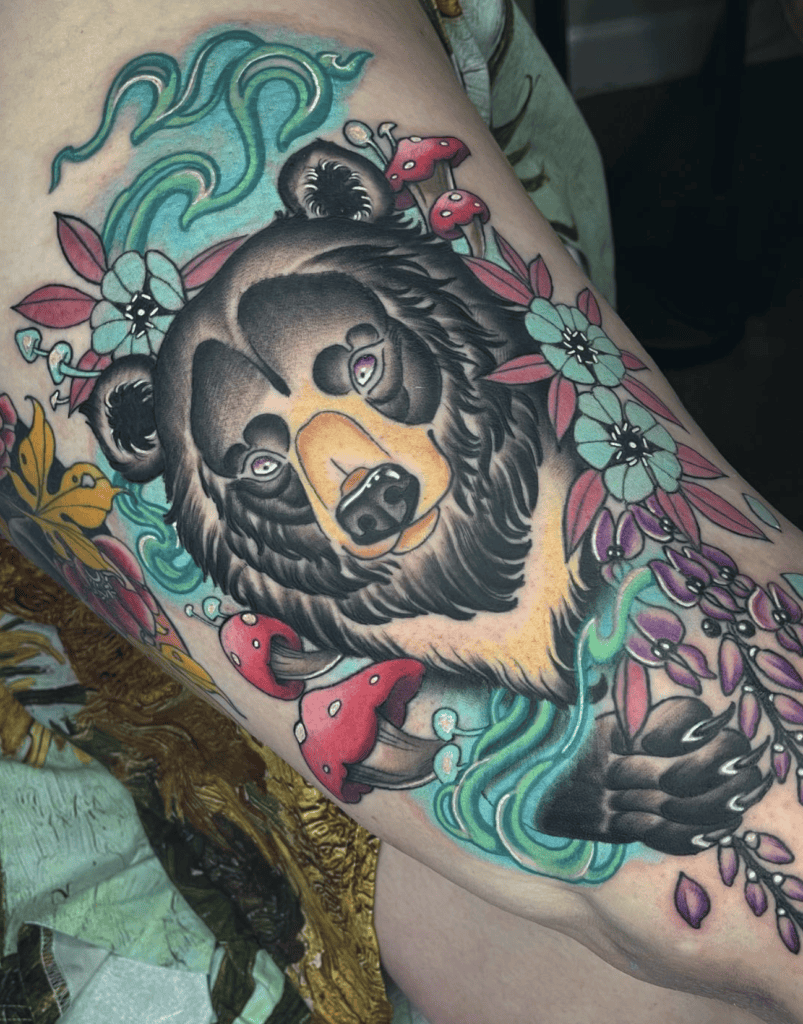 Himalayan Black Bear Tattoo