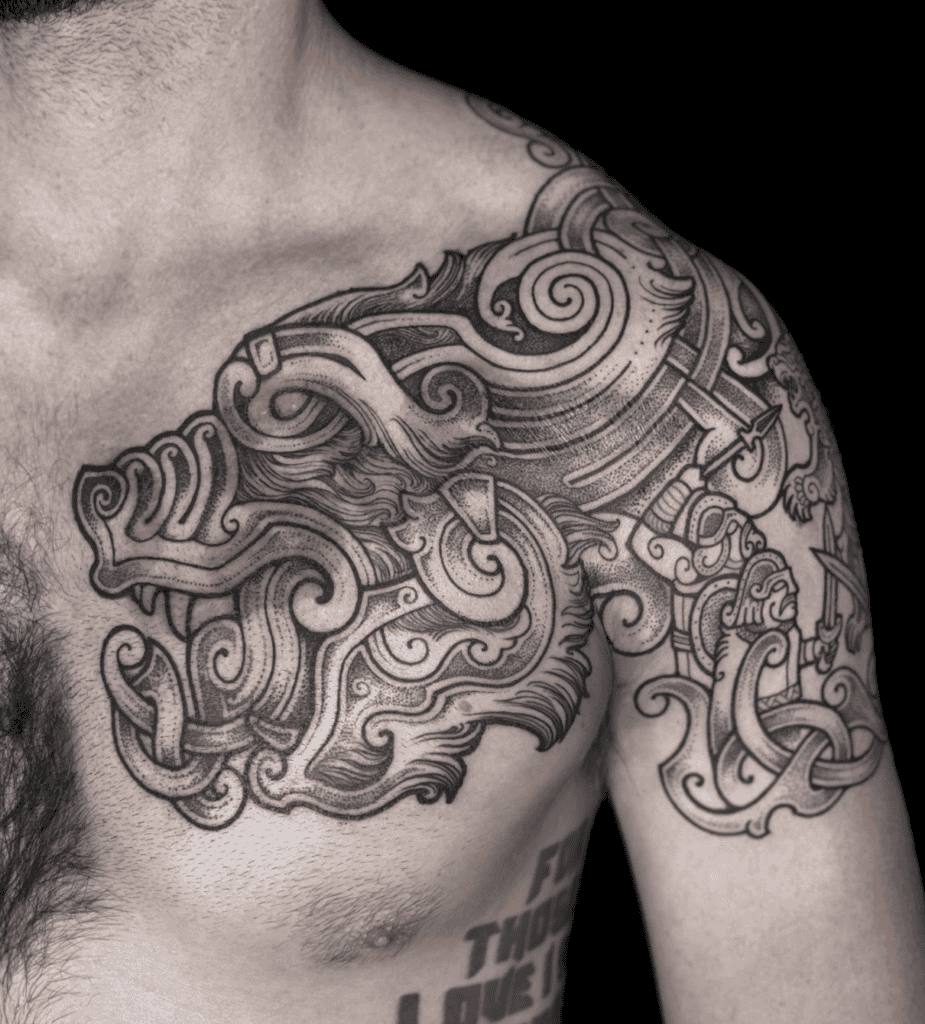 Bödvar Bjarki Bear Tattoo