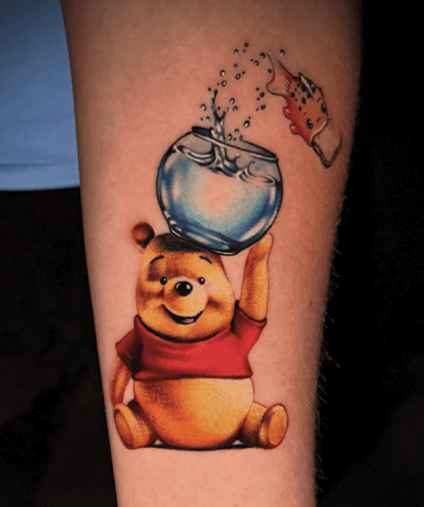 Winnie-the-Pooh Water Bear Tattoo