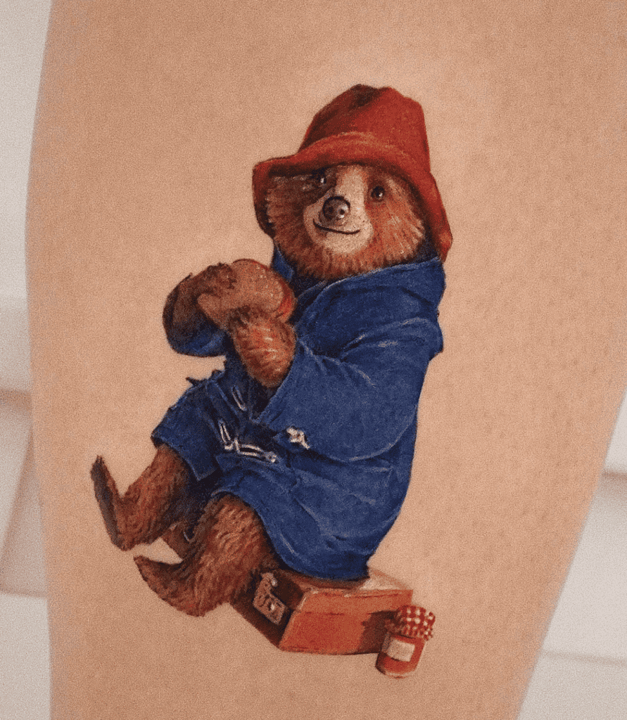 Paddington Bear Sandwich Tattoo