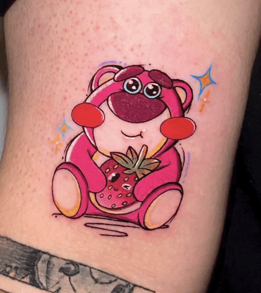 Lotso Cute Bear Tattoo