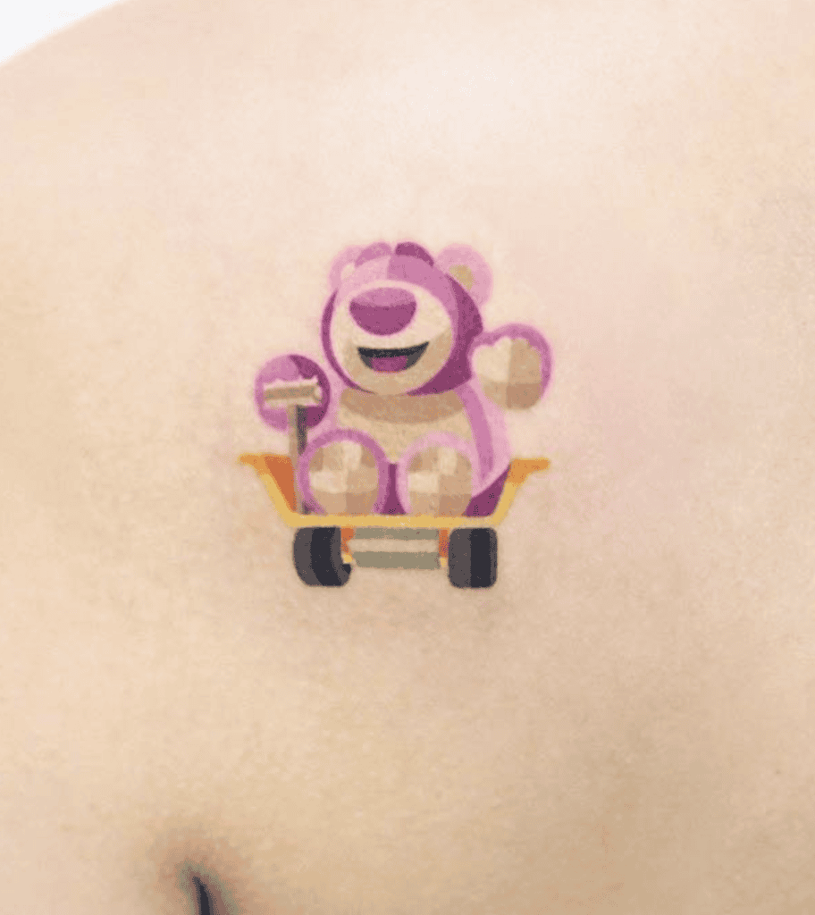 Lotso Trolley Bear Tattoo