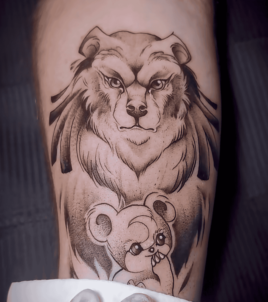 Pokémon Bear Tattoo