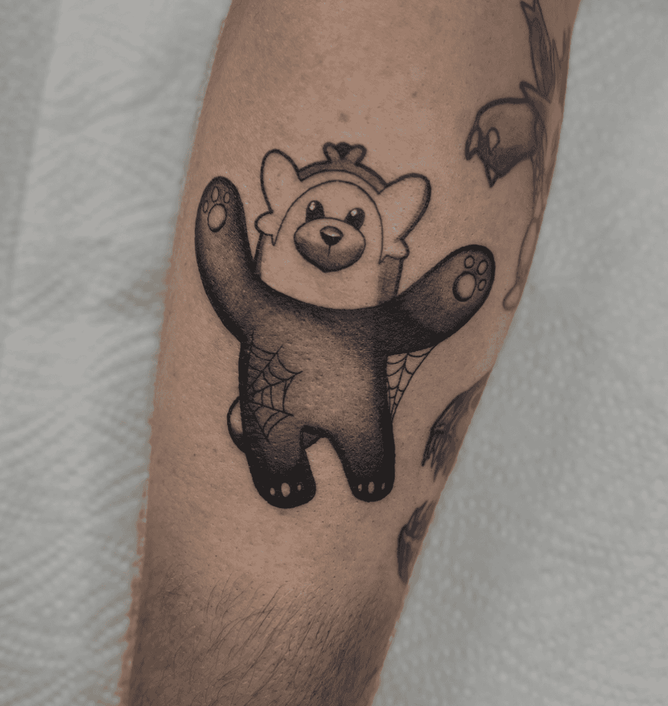 Pokémon Bewear Bear Tattoo