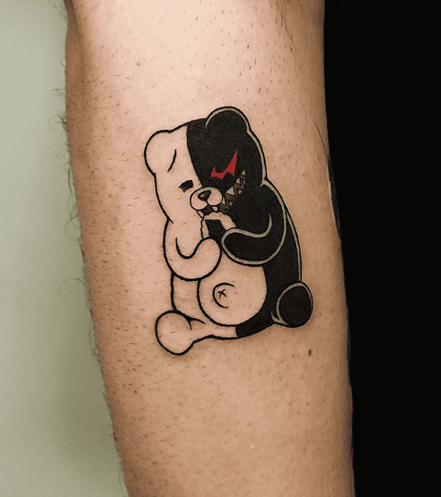 Monokuma Bear Tattoo