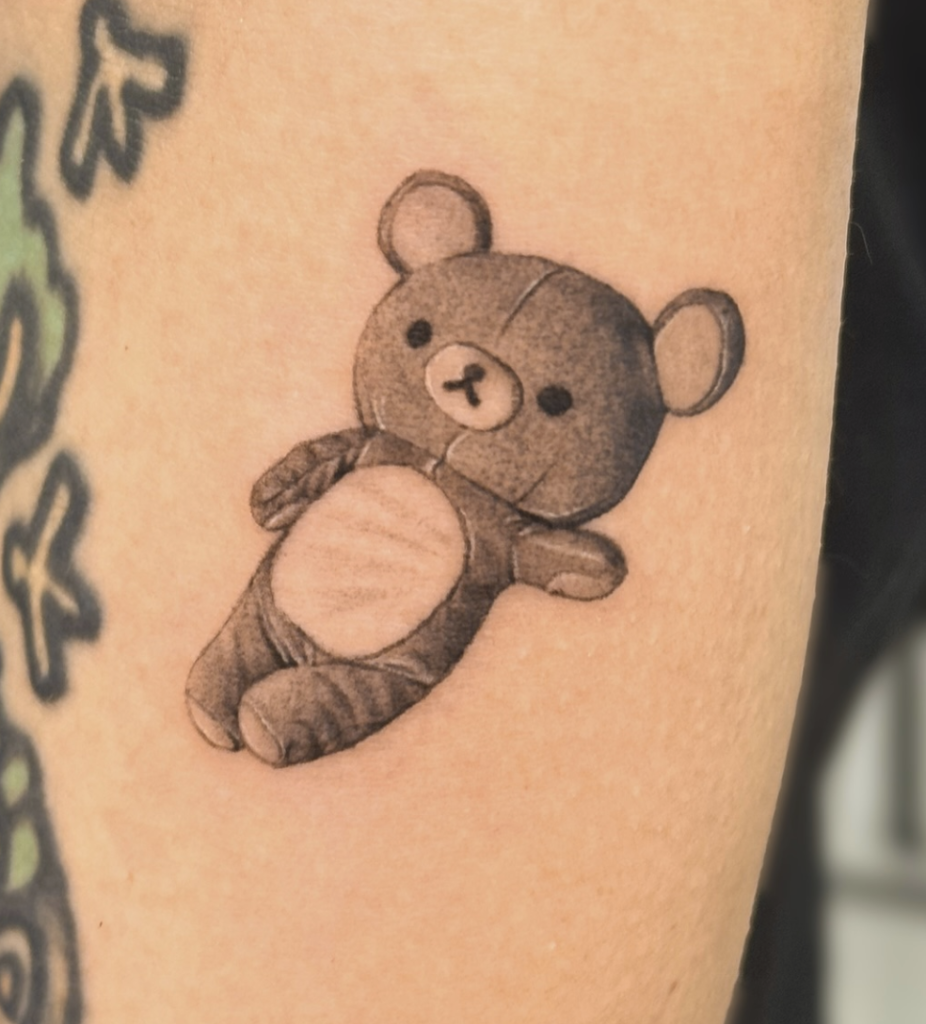 Rilakkuma Lay Bear Tattoo