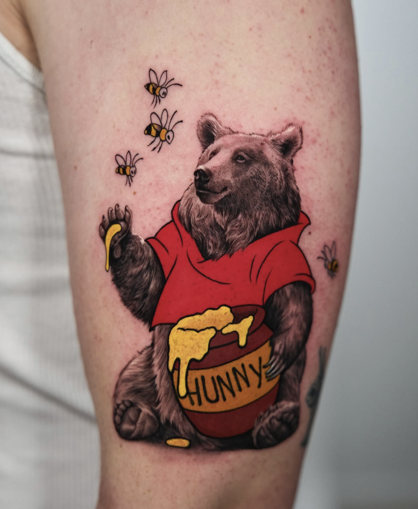 Miscellaneous Bear Winnie Tattoo