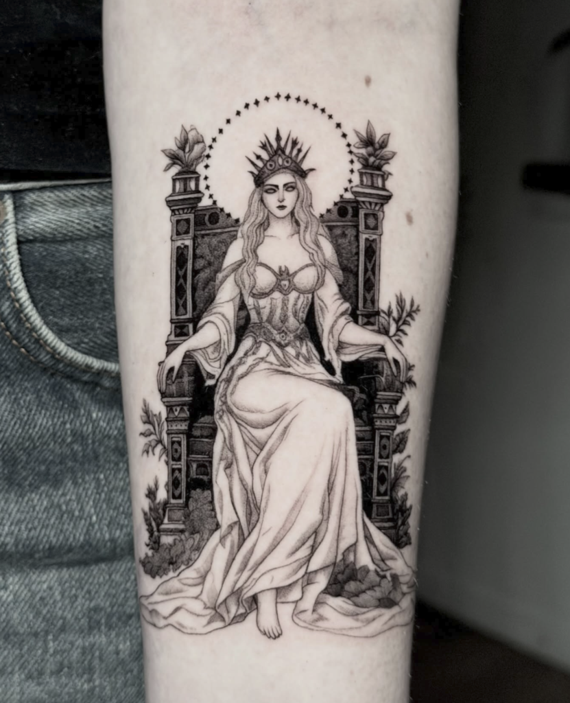 The Empress Major Arcana Tattoo