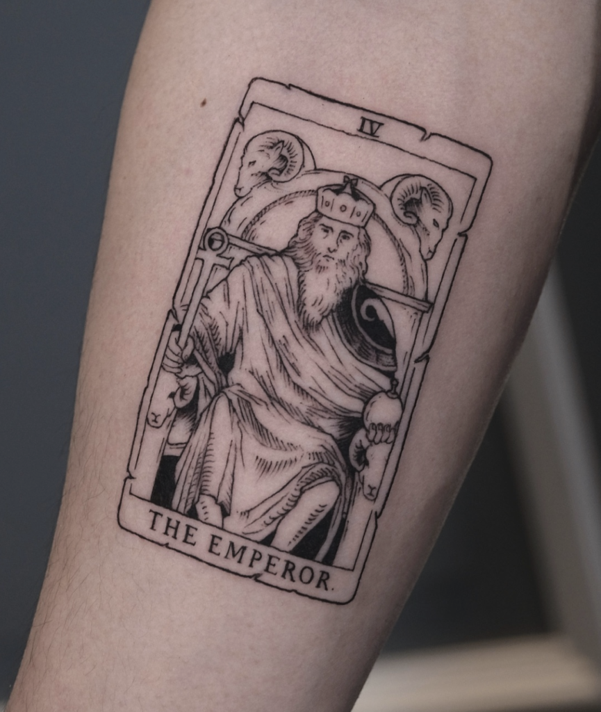 The Emperor Major Arcana Tattoo
