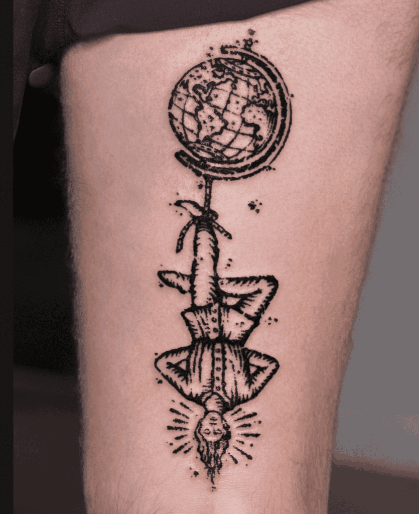 The Hanged Man Major Arcana Tattoo