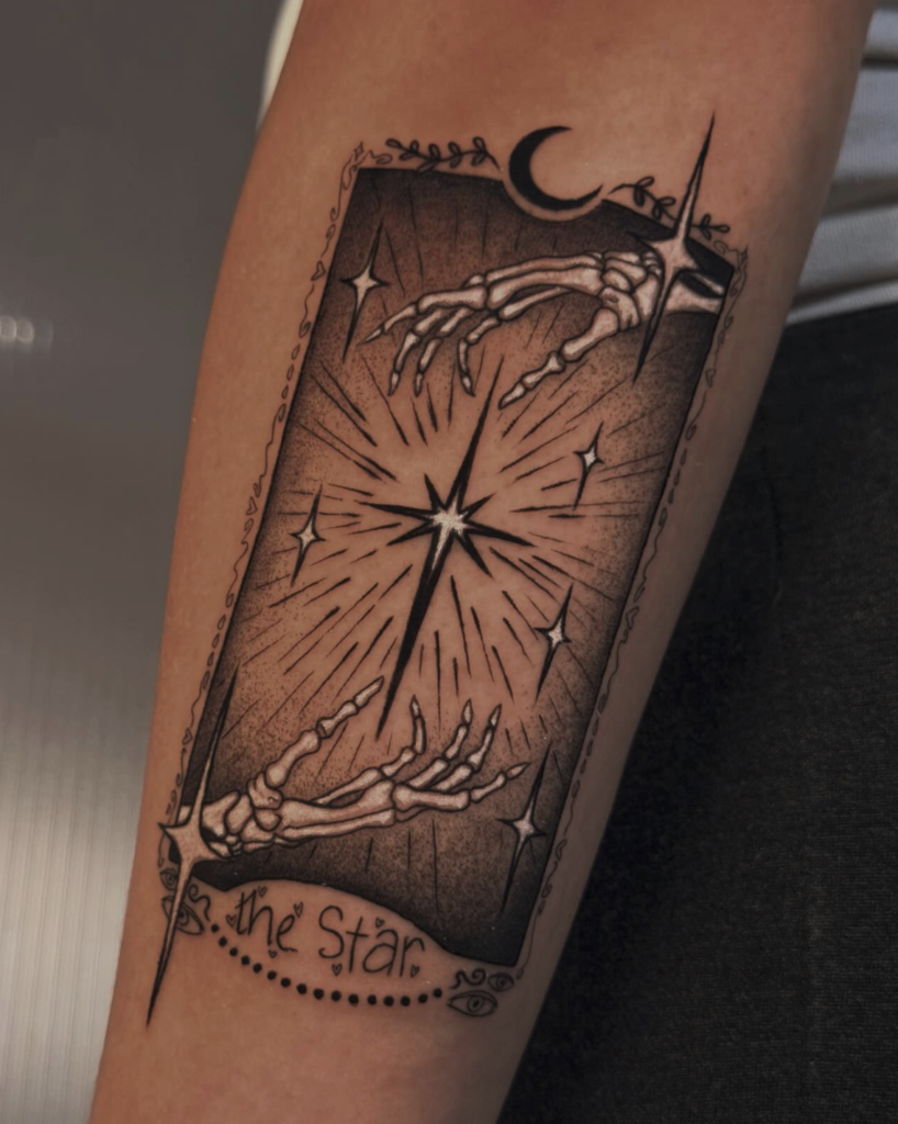 The Star Card Major Arcana Tattoo