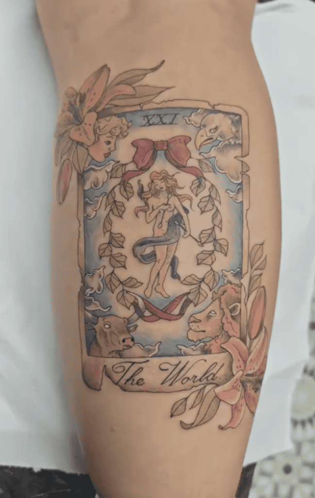 The World Major Arcana Tattoo
